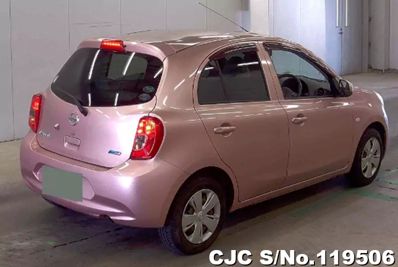 Nissan March in Pink for Sale Image 2