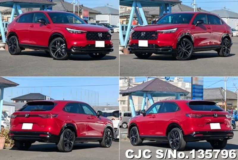 Honda Vezel in Red for Sale Image 1