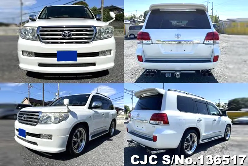 Toyota Land Cruiser in White for Sale Image 2