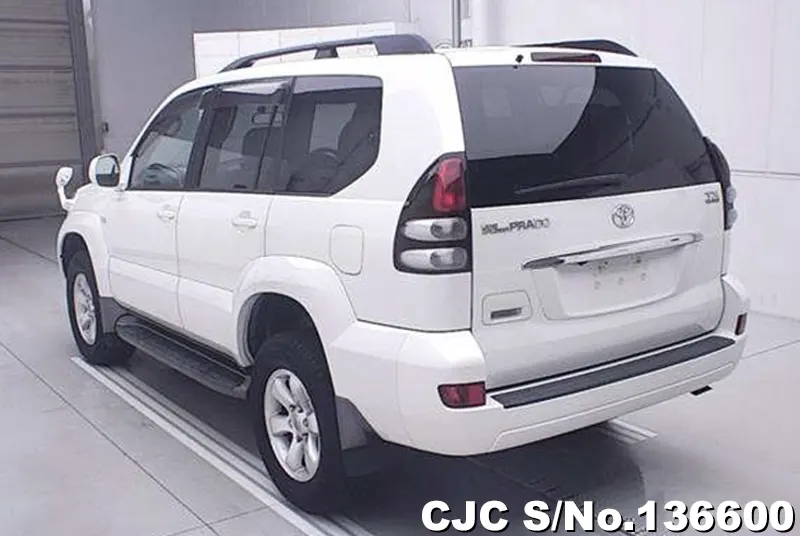 Toyota Land Cruiser Prado in White for Sale Image 1