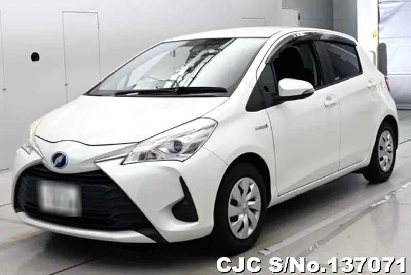 Toyota Vitz in White for Sale Image 3