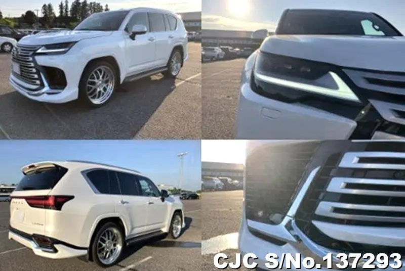 Lexus LX700H in Pearl for Sale Image 2