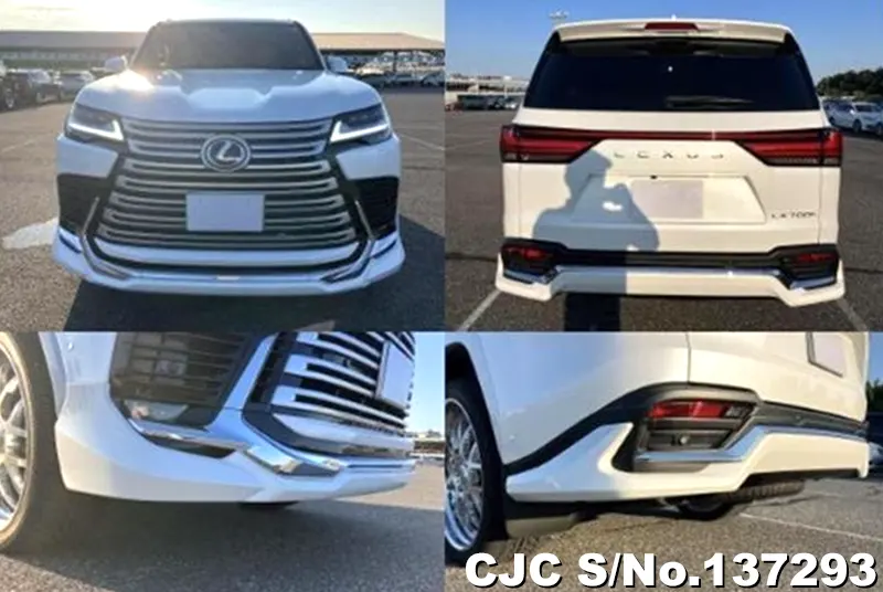 Lexus LX700H in Pearl for Sale Image 3