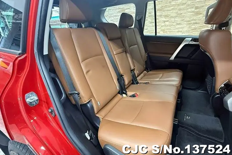 Toyota Land Cruiser Prado in Red for Sale Image 6
