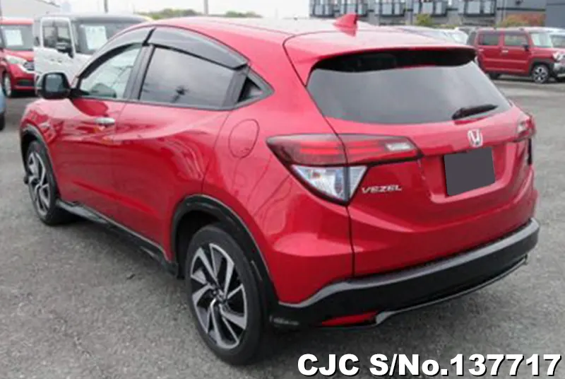 Honda Vezel in Red for Sale Image 1