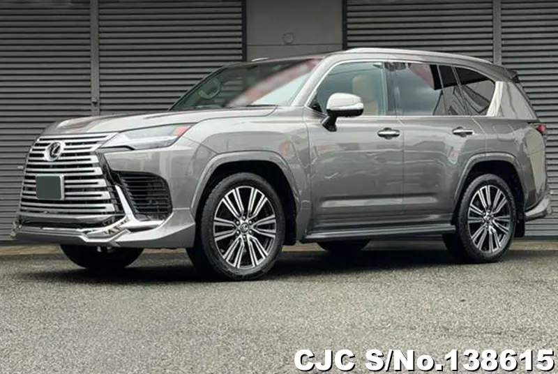 Lexus LX 600 in Gun Metallic for Sale Image 3