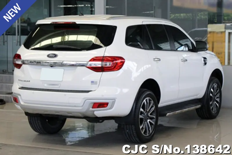 Ford Everest in White for Sale Image 1