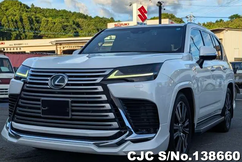 Lexus LX 600 in White for Sale Image 3