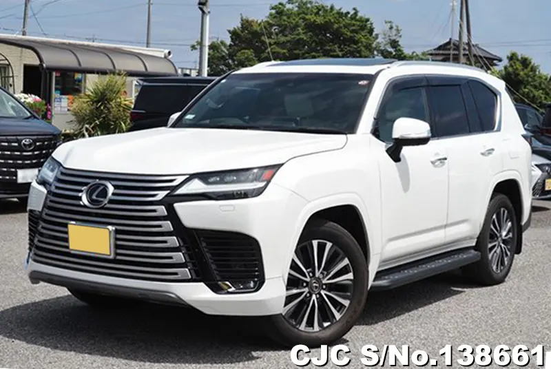 Lexus LX 600 in White for Sale Image 3