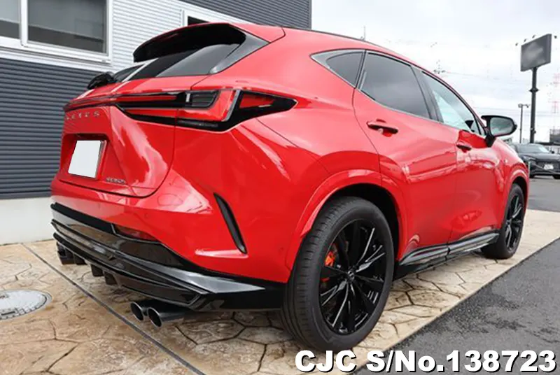Lexus NX 350H in Red for Sale Image 2