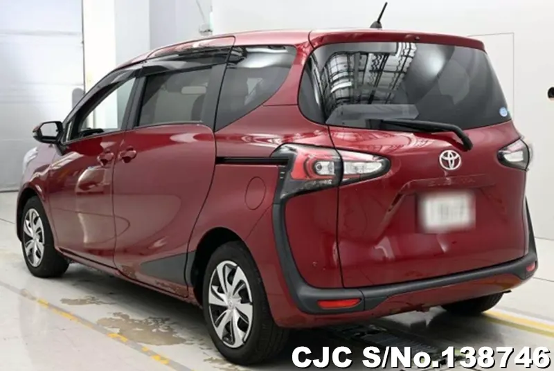 Toyota Sienta in Red for Sale Image 1