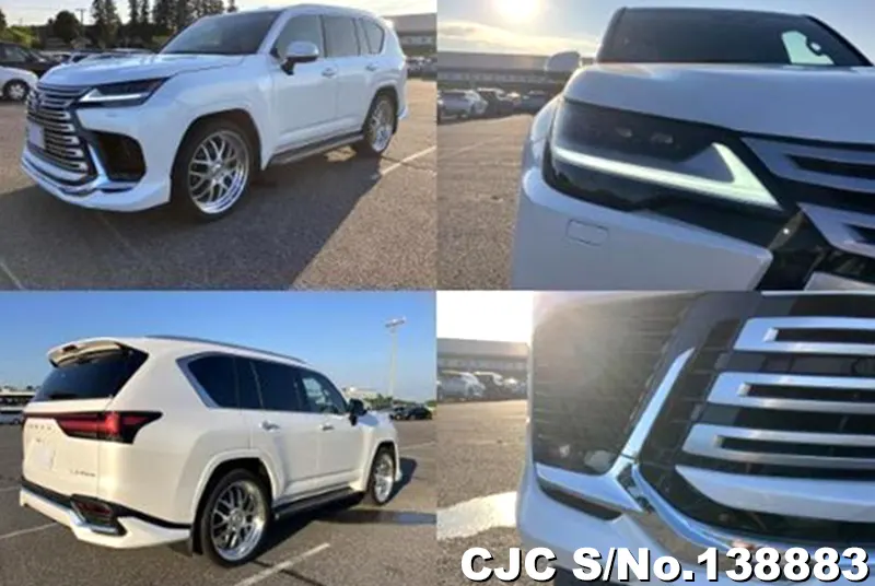 Lexus LX700H in Pearl for Sale Image 3