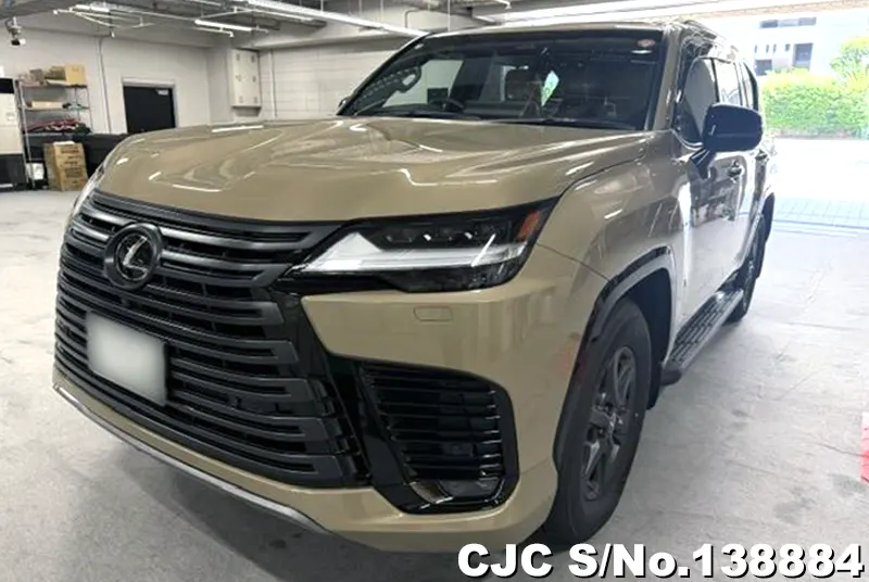 Lexus LX700H in Yellow for Sale Image 3